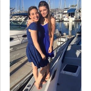 Blue Bridesmaid Dress